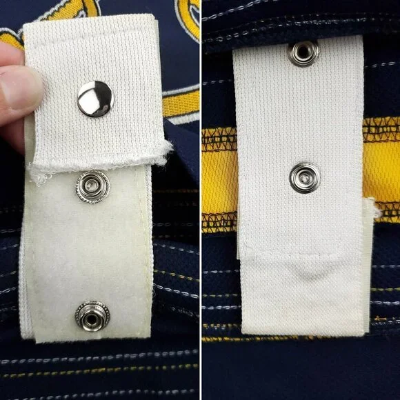 Buffalo Sabres NHL Hockey Jersey CCM Center Ice RBK Fight Strap 30 Miller Sz. 50